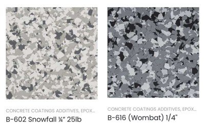Snow Grey Epoxy Pattern - Greenville WI